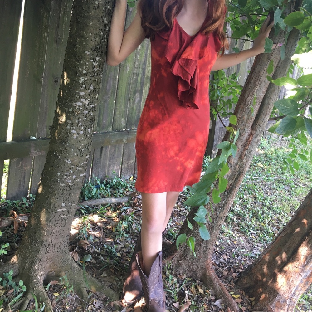 Banana Republic Reverse Tie-Dyed Sienna Dress